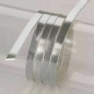 Aludrahtband flach, silber